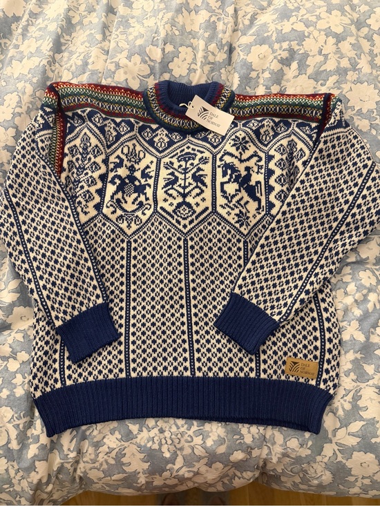 Dale of Norway Other - Dale of Norway Blue & White Nordic “1994 Mascot Sweater”